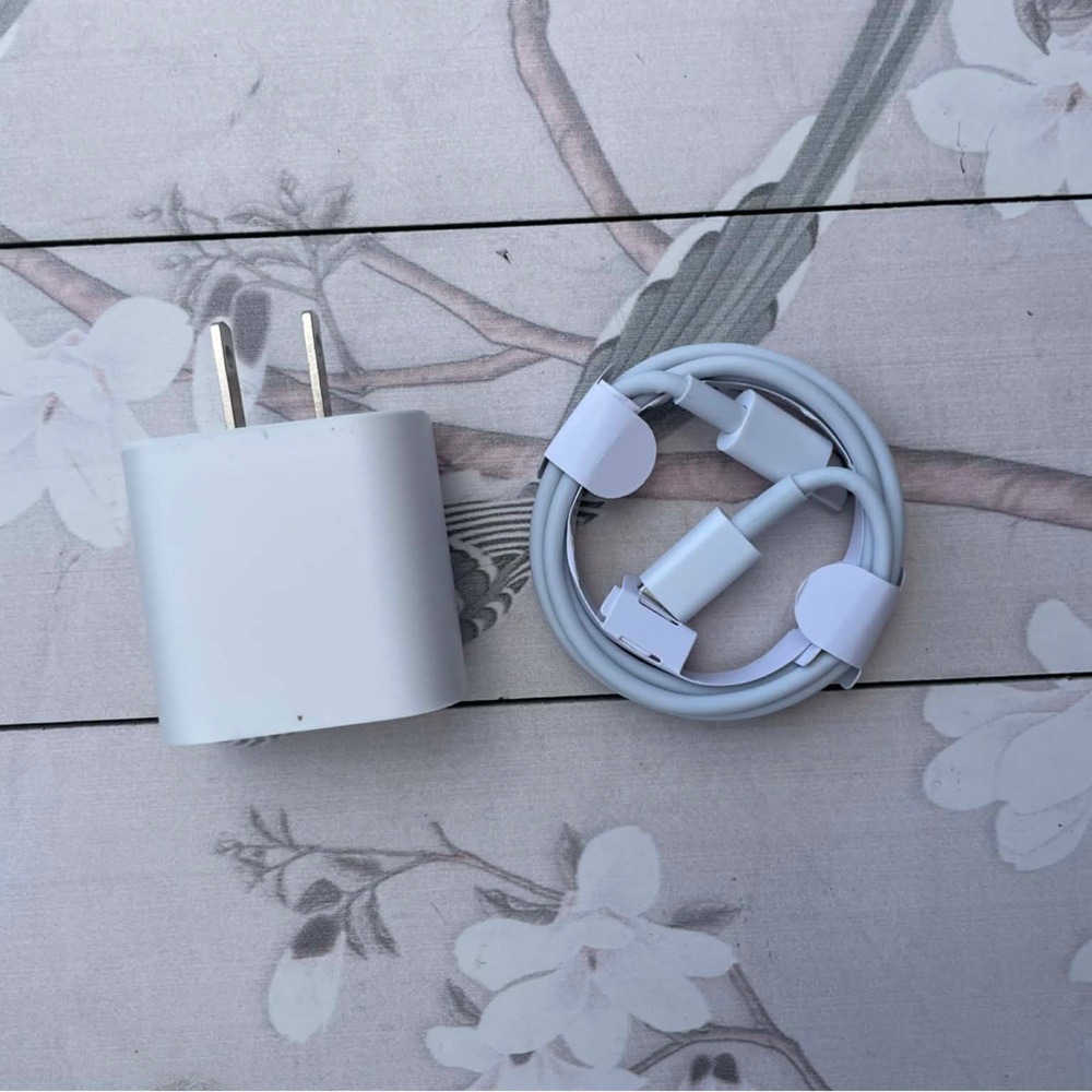 White type C Wall Charger with Cable